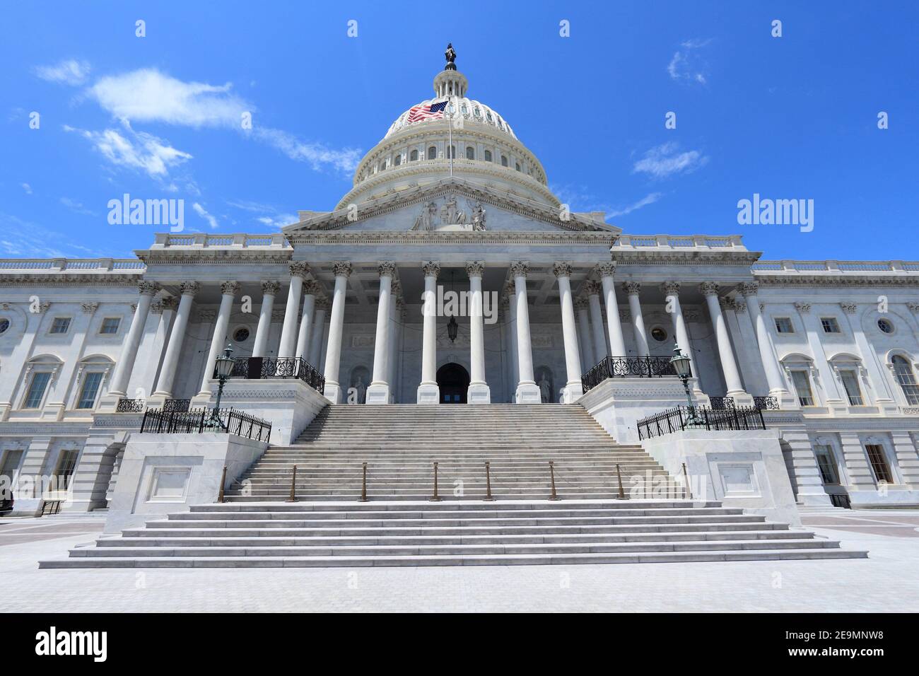 US National Capitol. Wahrzeichen in Washington, DC. Kapitol Der Vereinigten Staaten. Stockfoto