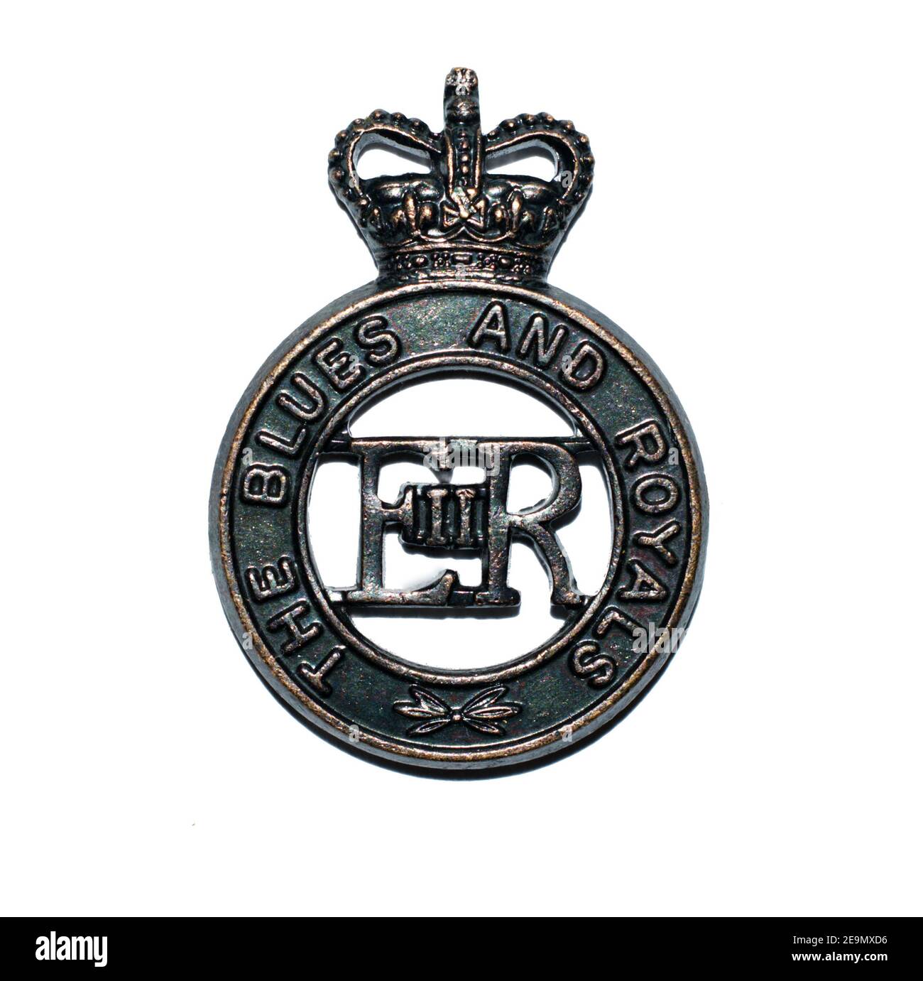 Ein Cap Abzeichen der Blues und Royals c. 1969-Strom. Stockfoto