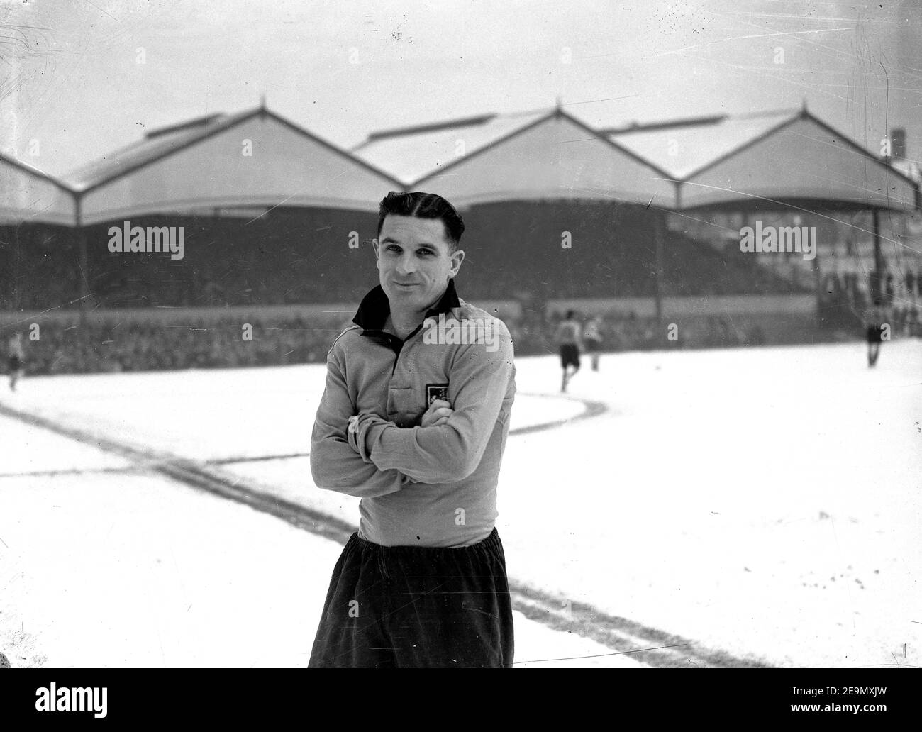 Wolverhampton Wanderers legendärer Fußballer Johnny Hancocks Stockfoto