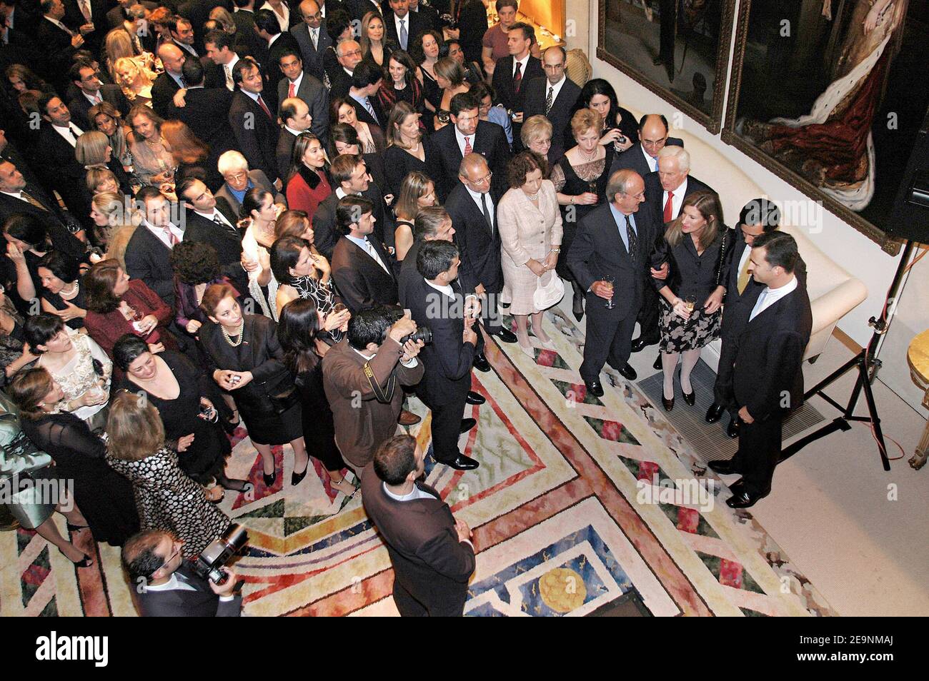 Kronprinz Felipe von Spanien veranstaltet am 5. Oktober 2006 in der Residenz des Botschafters in Washington, DC, USA, einen Empfang zu Ehren des hispanischen Erbes. Foto von Olivier Douliery/ABACAPRESS.COM Stockfoto