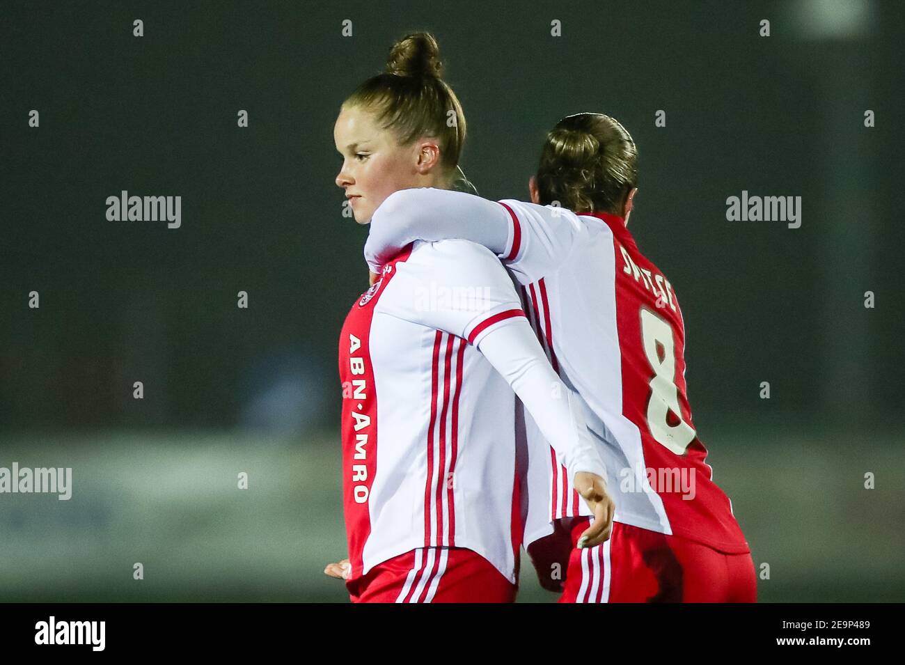 Nieuwehorne Niederlande Februar 5 Sherida Spitse Von Ajax Beim Womens Toto Knvb Beker Spiel Zwischen Sc Heerenveen Und Ajax Im Sportpark Nieuwehorne Am 5 Februar 2021 In Nieuwehorne Niederlande Foto Pieter