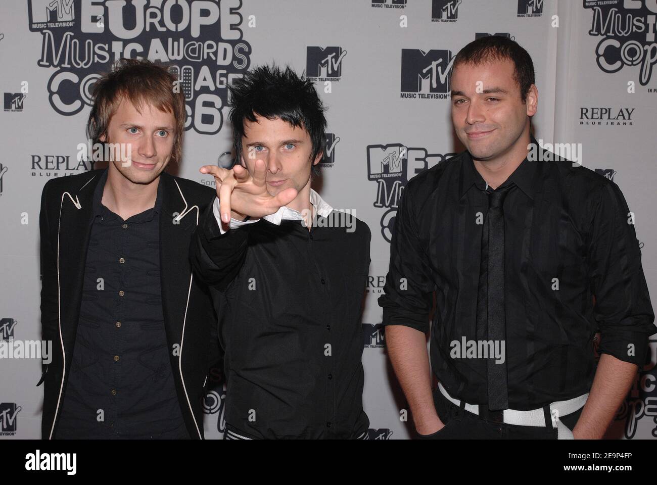 Muse kommt zu den MTV Europe Awards 2006, die am 2. November 2006 im Bella Center in Kopenhagen, Dänemark, stattfinden. Foto von Nicolas Khayat/ABACAPRESS.COM Stockfoto