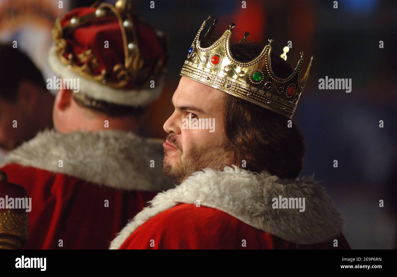 Jack Black nimmt am 9. November 2006 an der Premiere von Tenacious D in 'The Pick of Destiny' im Chinese Theatre am Hollywood Boulevard in Los Angeles, CA, USA Teil. Foto von Lionel Hahn/ABACAPRESS.COM Stockfoto