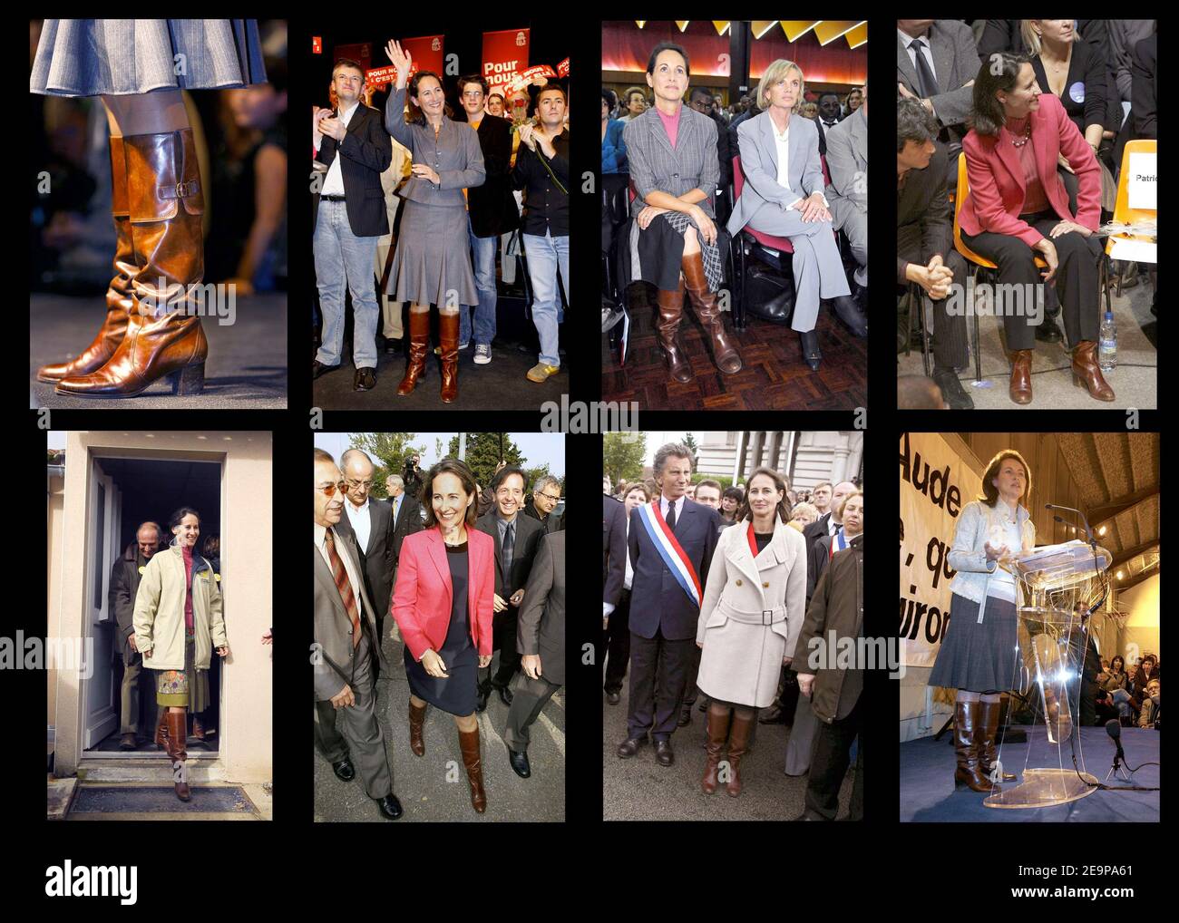 Segolene Royal : eine politische Fashionista ? Stockfoto