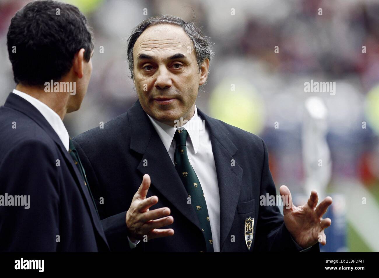 Argentiniens Trainer Marcelo Loffreda beim Rugby-Testspiel, Frankreich gegen Argentinien am 25. November 2006 beim Stade of France in Saint Denis bei Paris, Frankreich. Frankreich gewann 27-26. Foto von Liewig Christian/ABACAPRESS.COM Stockfoto