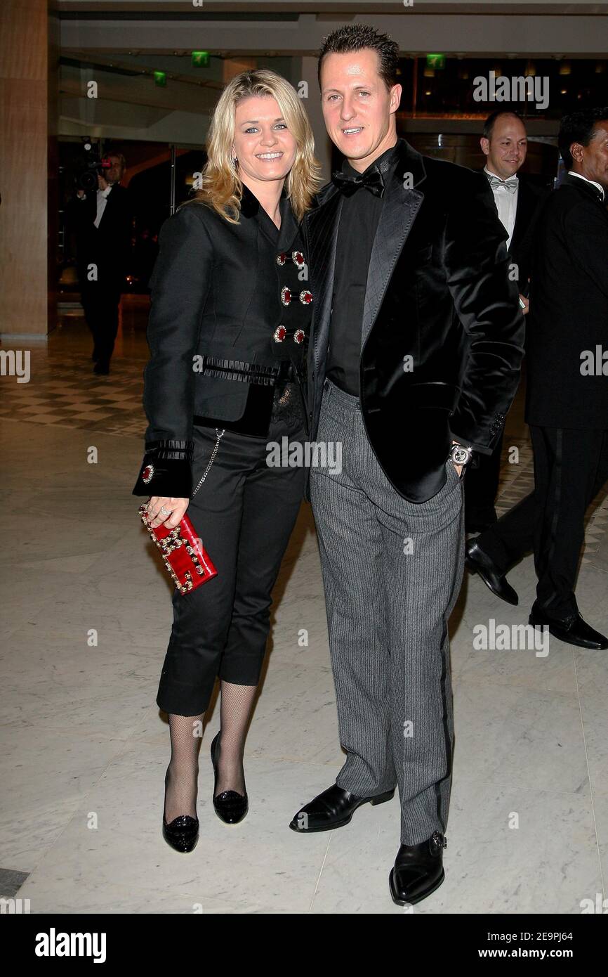 Der deutsche Michael Schumacher und seine Frau Corinna kommen zur FIA