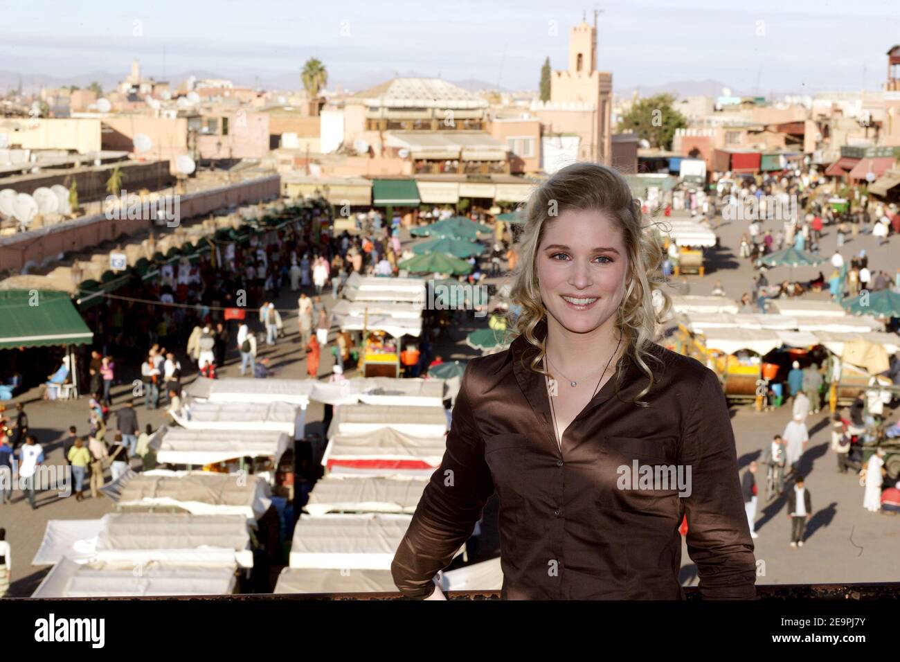Natacha Regnier posiert während des Marrakesch International Film Festival 6th, in Marokko am 08. Dezember 2006. Foto von Thierry Orban/ABACAPRESS.COM Stockfoto