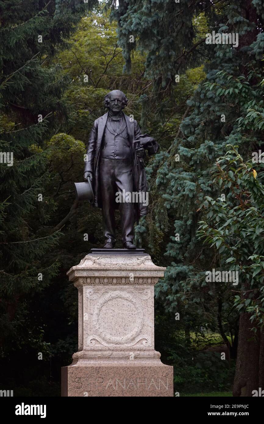 James T Stranahan Statue im Prospect Park Brooklyn NYC Stockfoto