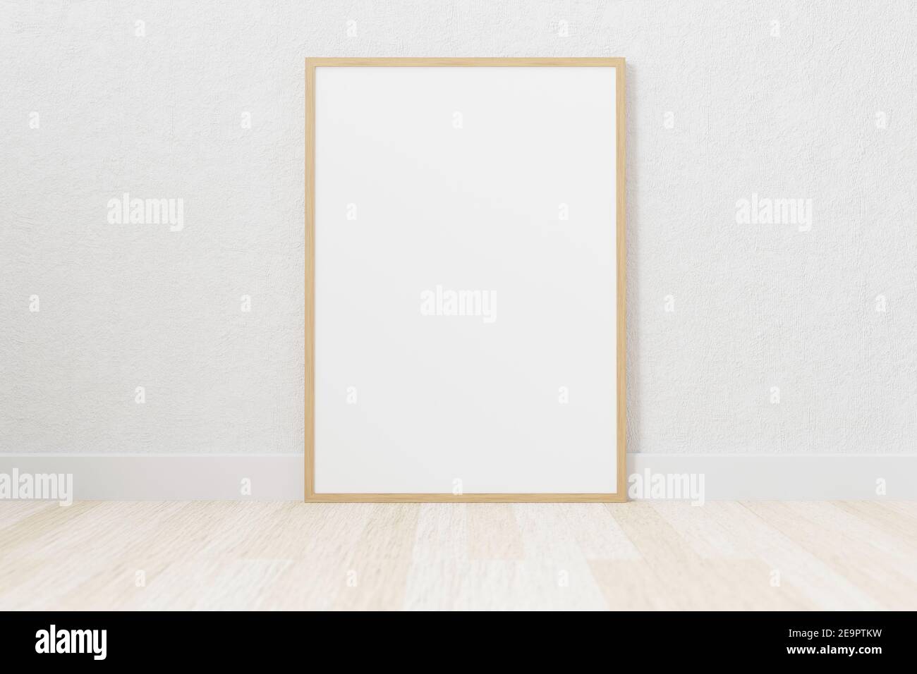 Mockup leeren Fotorahmen für Ihr Design. 3D gerendert. Stockfoto