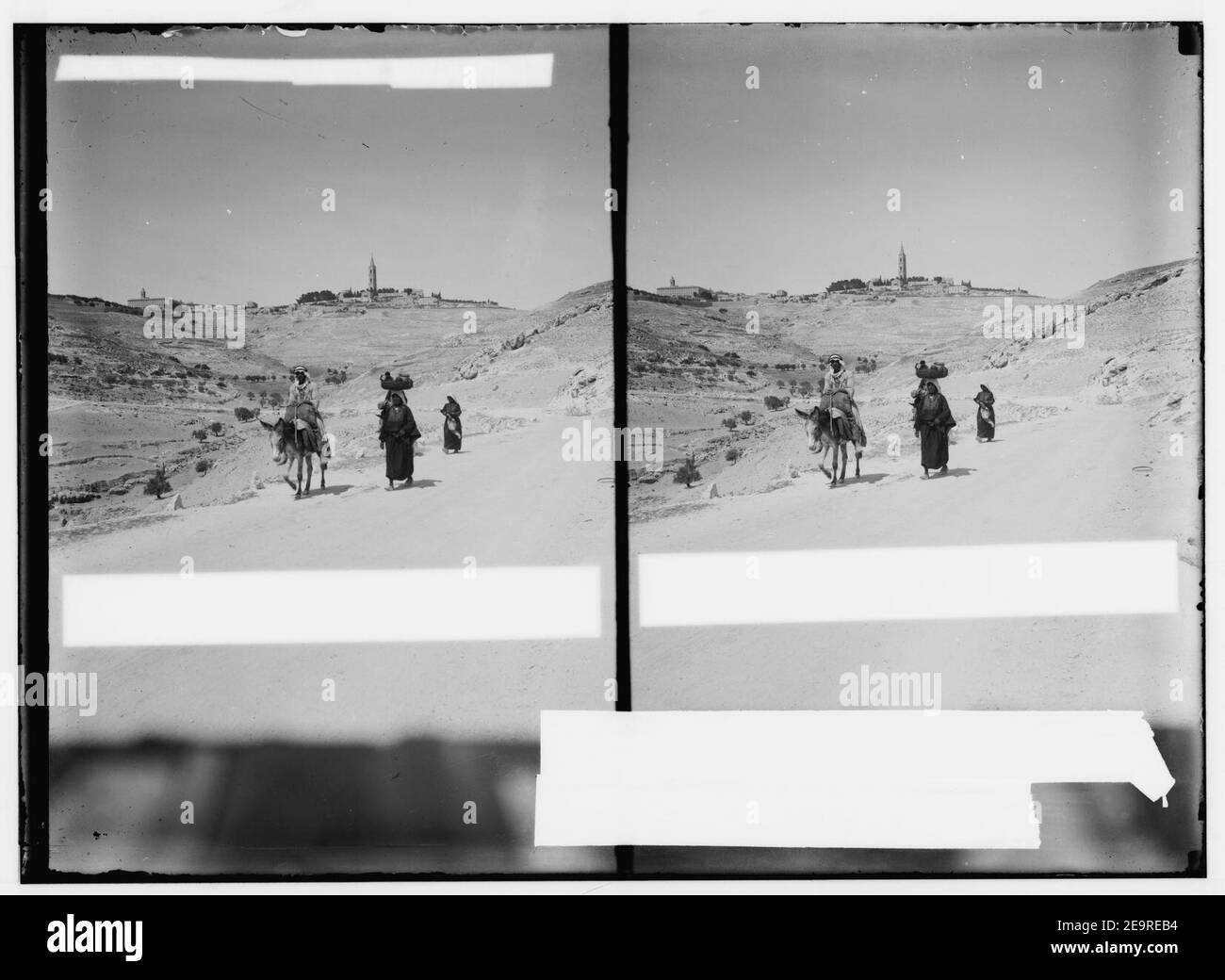 Ölberg, Bethany, etc. Ölberg aus dem bethanien Straße Stockfoto