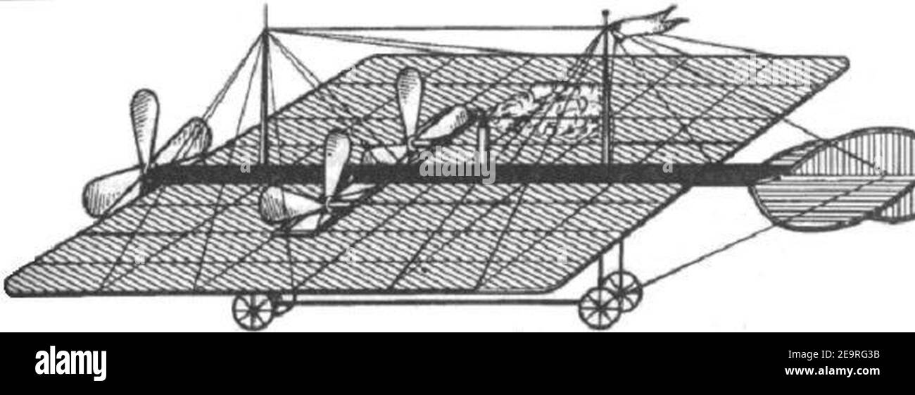 Moschaisky-Flugzeug. Stockfoto
