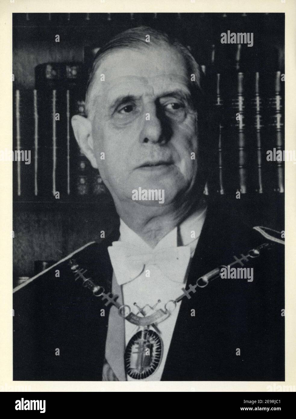 Charles de Gaulle,1890-1970. Militaire, Résistant, homme d'État et écrivain français. Stockfoto