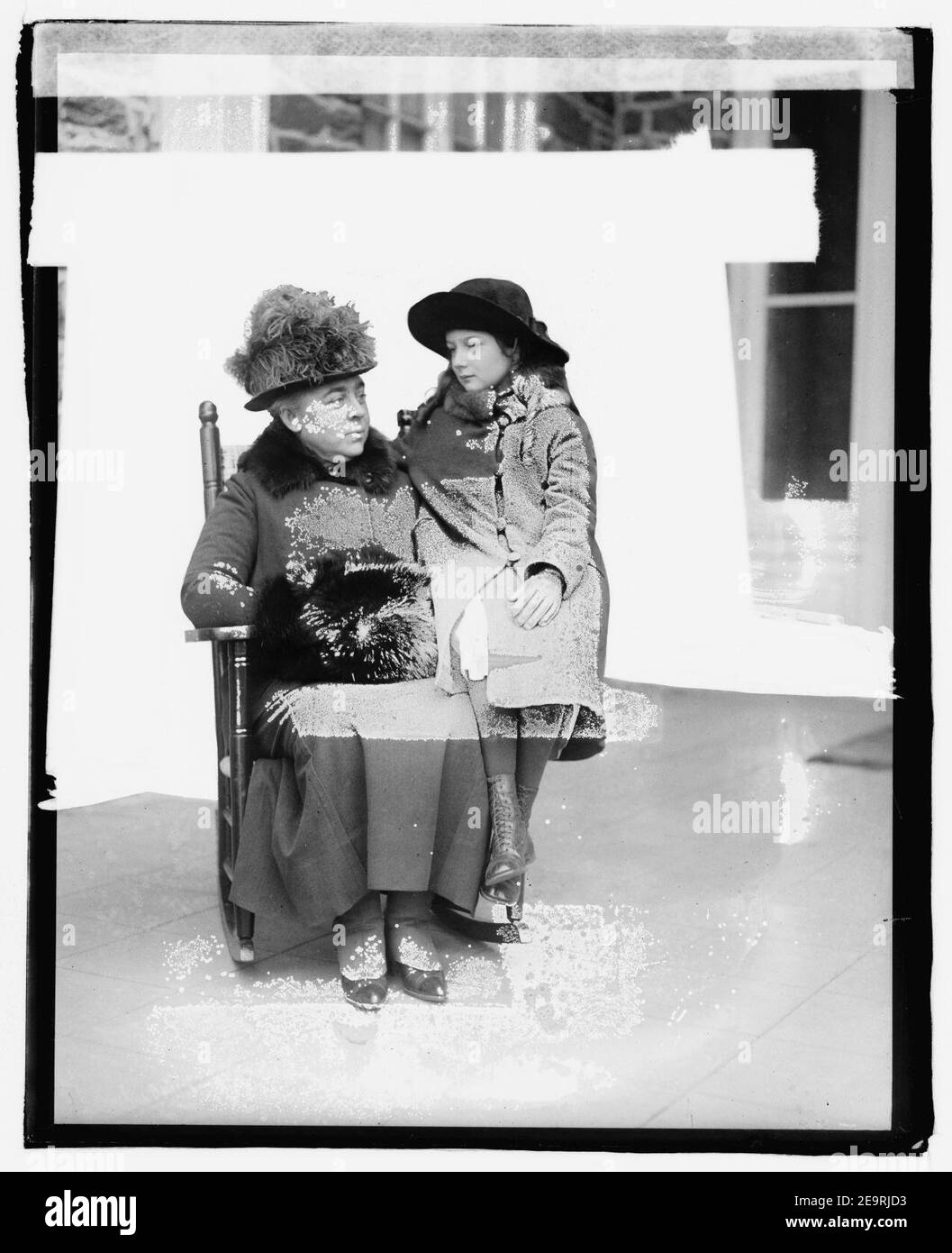 Frau A. Mitchell Palmer & Maria Dixon Stockfoto