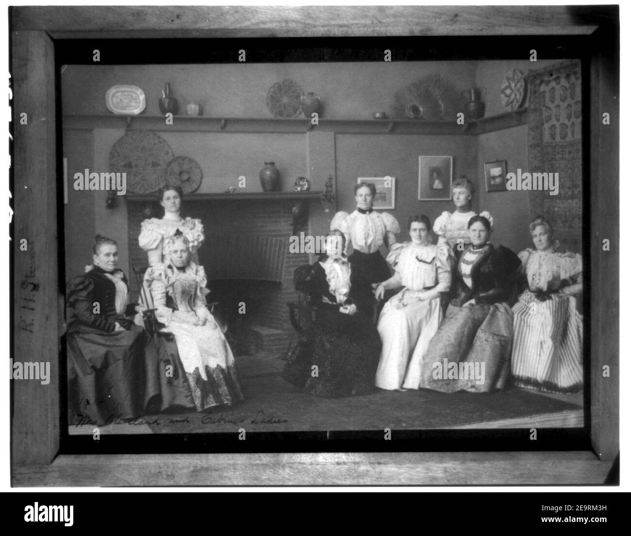 Frau Grover Cleveland und Cabinet Damen Stockfoto