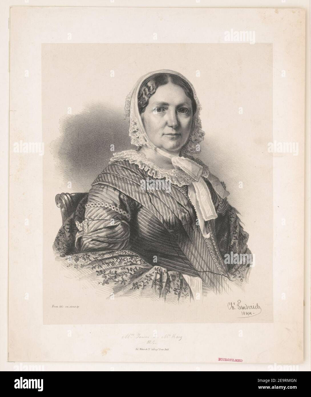 Frau James J. McKay, N.C. Stockfoto