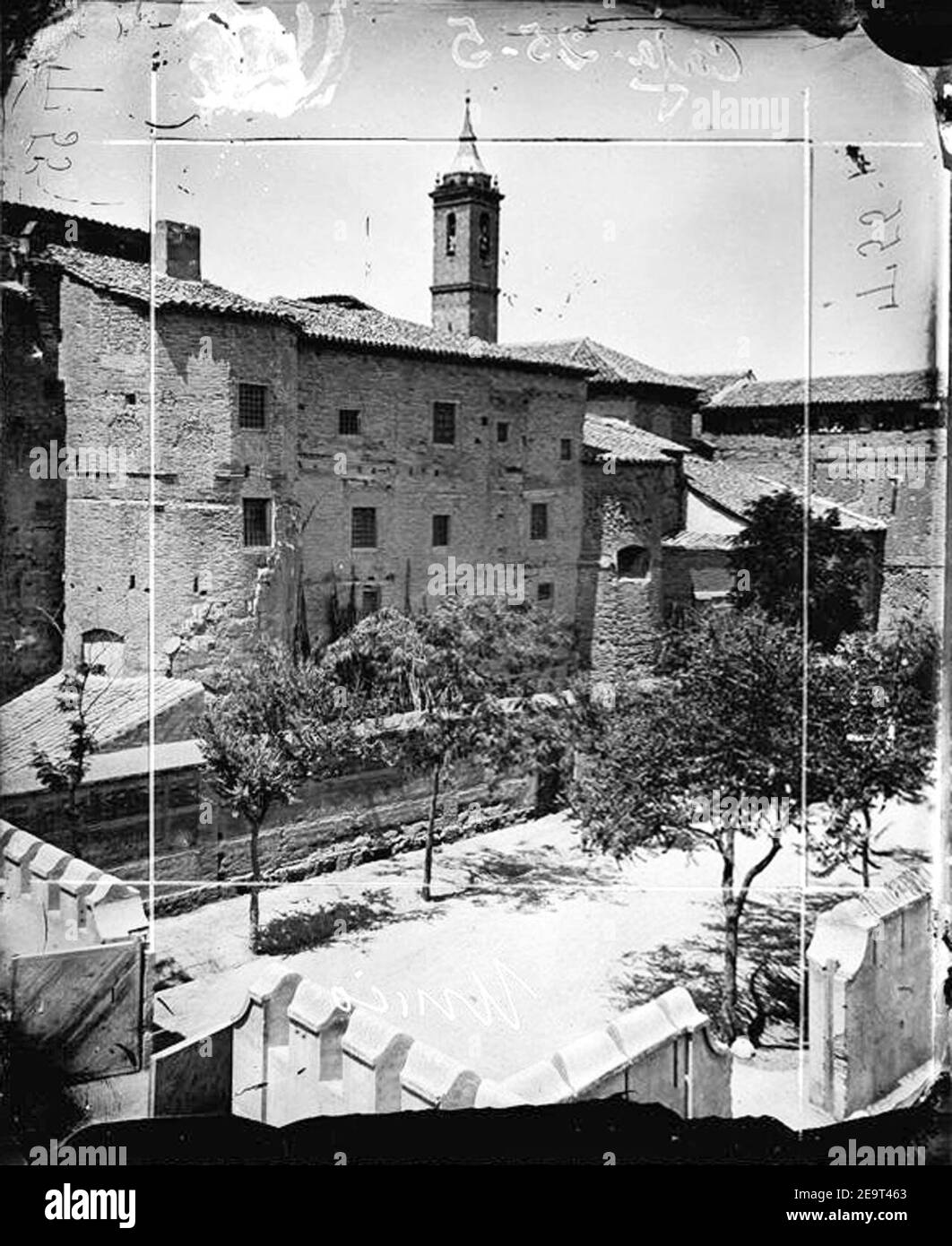 Muralla Zaragoza Tenerías 1878. Stockfoto