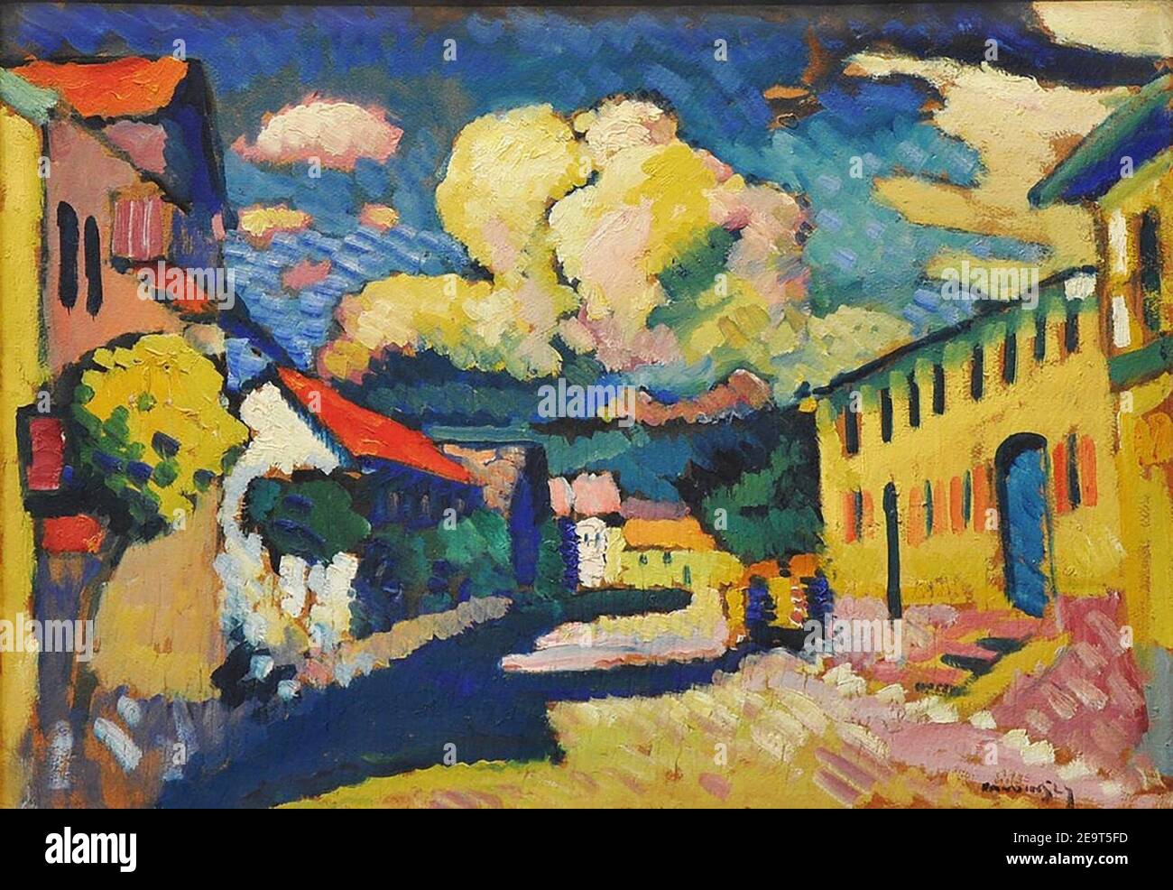 Murnau. A Village Street(1908)-28j. Stockfoto