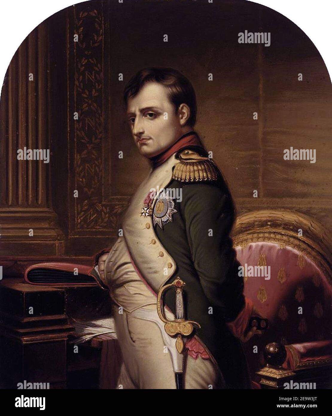Napoleon Bonaparte Nach Paul Hippolyte Delaroche. Stockfoto