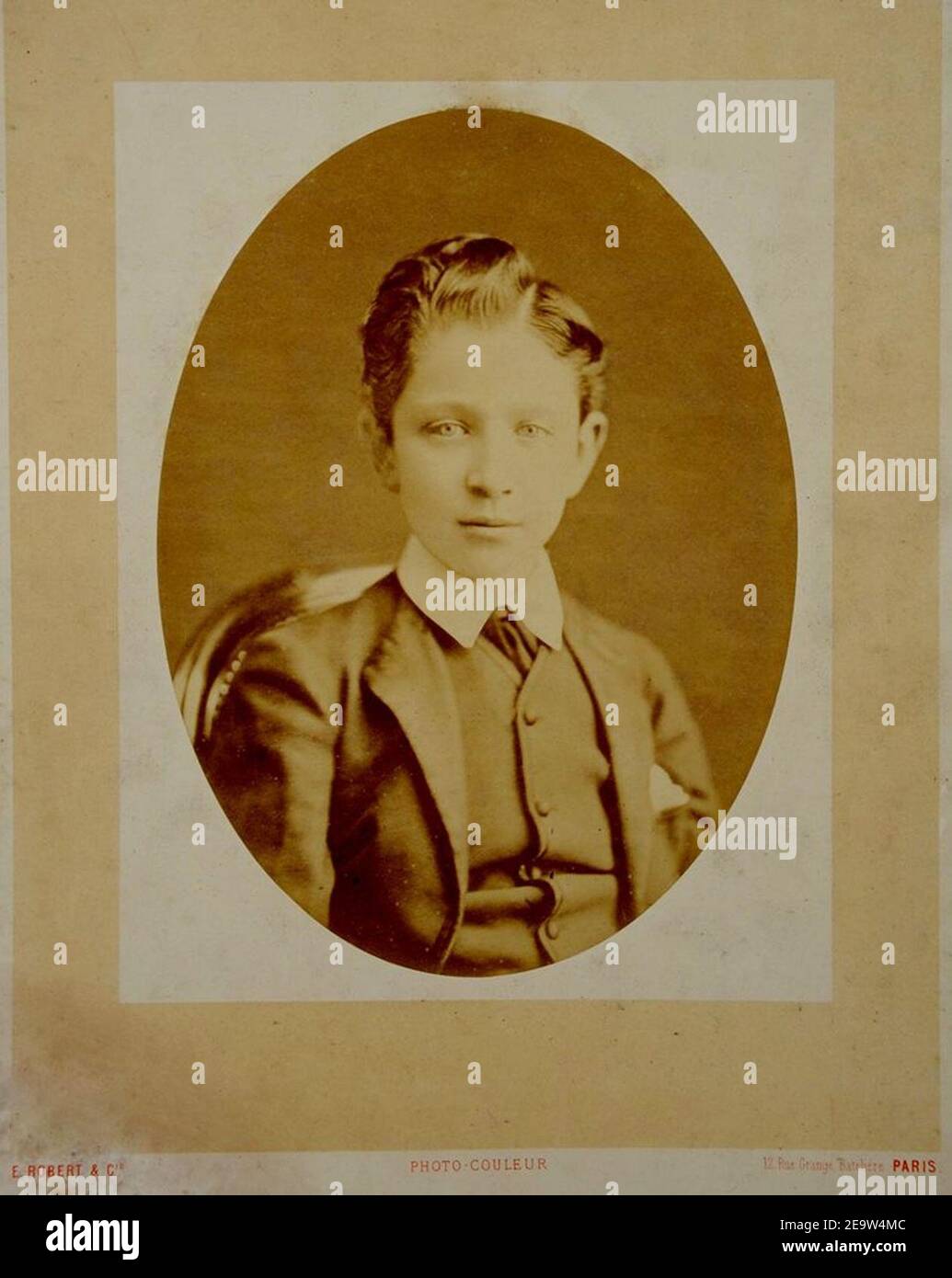 Napoleon, Prinz Imperial von Frankreich. Stockfoto