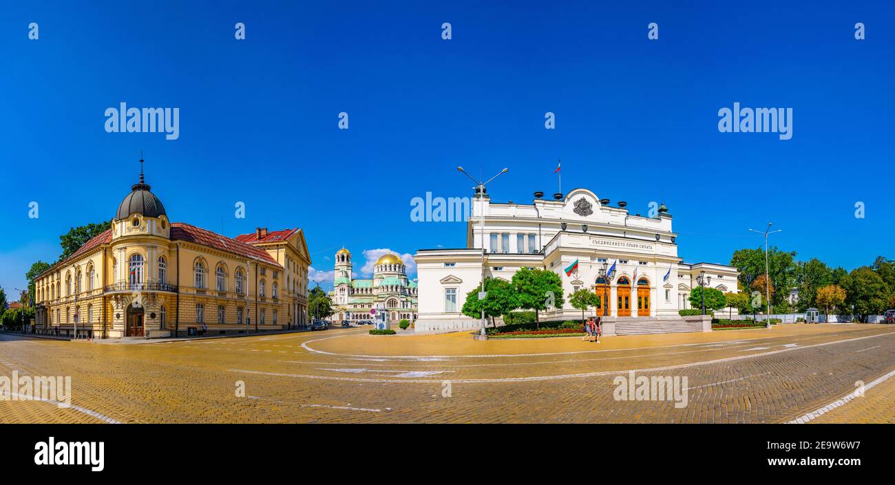 Nationalversammlung der Republik Bulgarien in Sofia Stockfoto