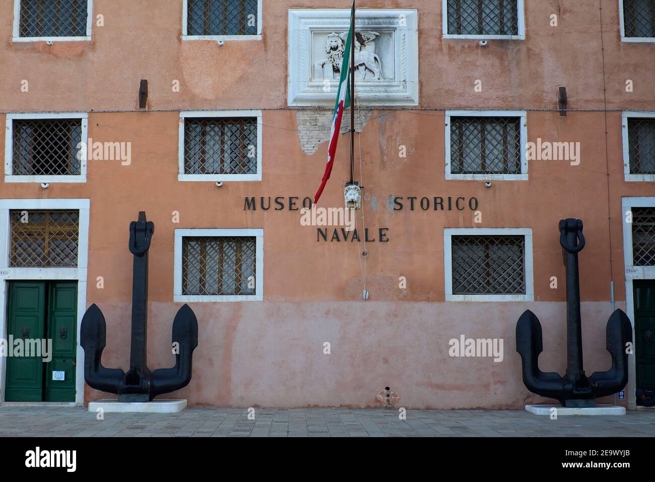 Museo Storico Navale Im Bezirk Castello In Der Nähe Des Arsenale In Venedig Italien Stockfoto