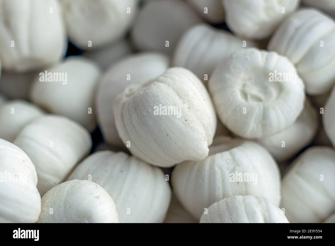 Marshmallow süßes Essen und es ist eine Nahaufnahme Straße süß Essen und super testy Stockfoto