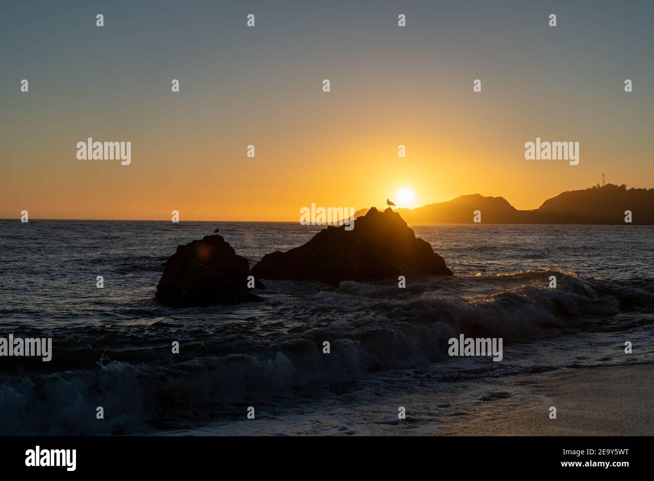 Black Sands Beach San Francisco Stockfoto
