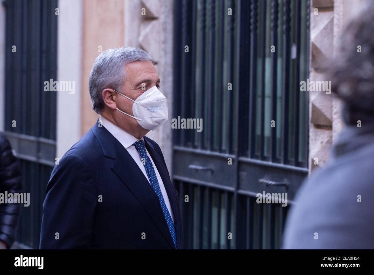 Antonio Tajani, Vice President von Forza Italia (Foto: Matteo Nardone/Pacific Press) Quelle: Pacific Press Media Production Corp./Alamy Live News Stockfoto