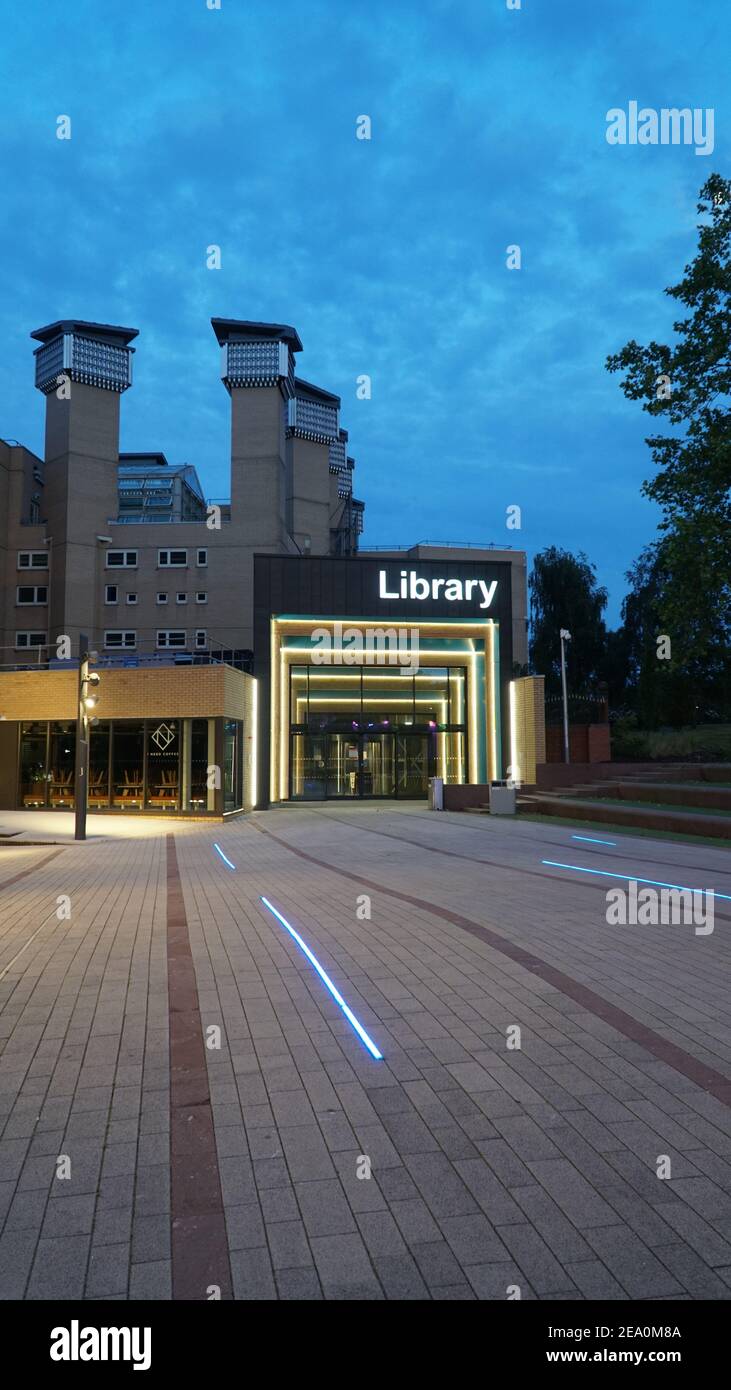 Lanchester Library, Coventry, Großbritannien Stockfoto