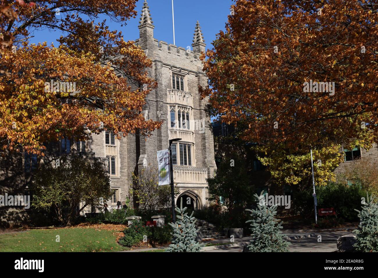 McMaster University Campus, Hamilton, Ontario, Kanada Stockfoto