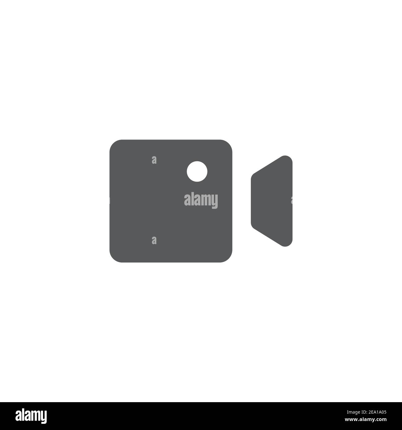 Film Film Kamera Symbol, Farbe, Linie, Kontur Vektor-Zeichen, linear Stil Piktogramm isoliert auf weiß. Symbol, Logo-Illustration Stock Vektor