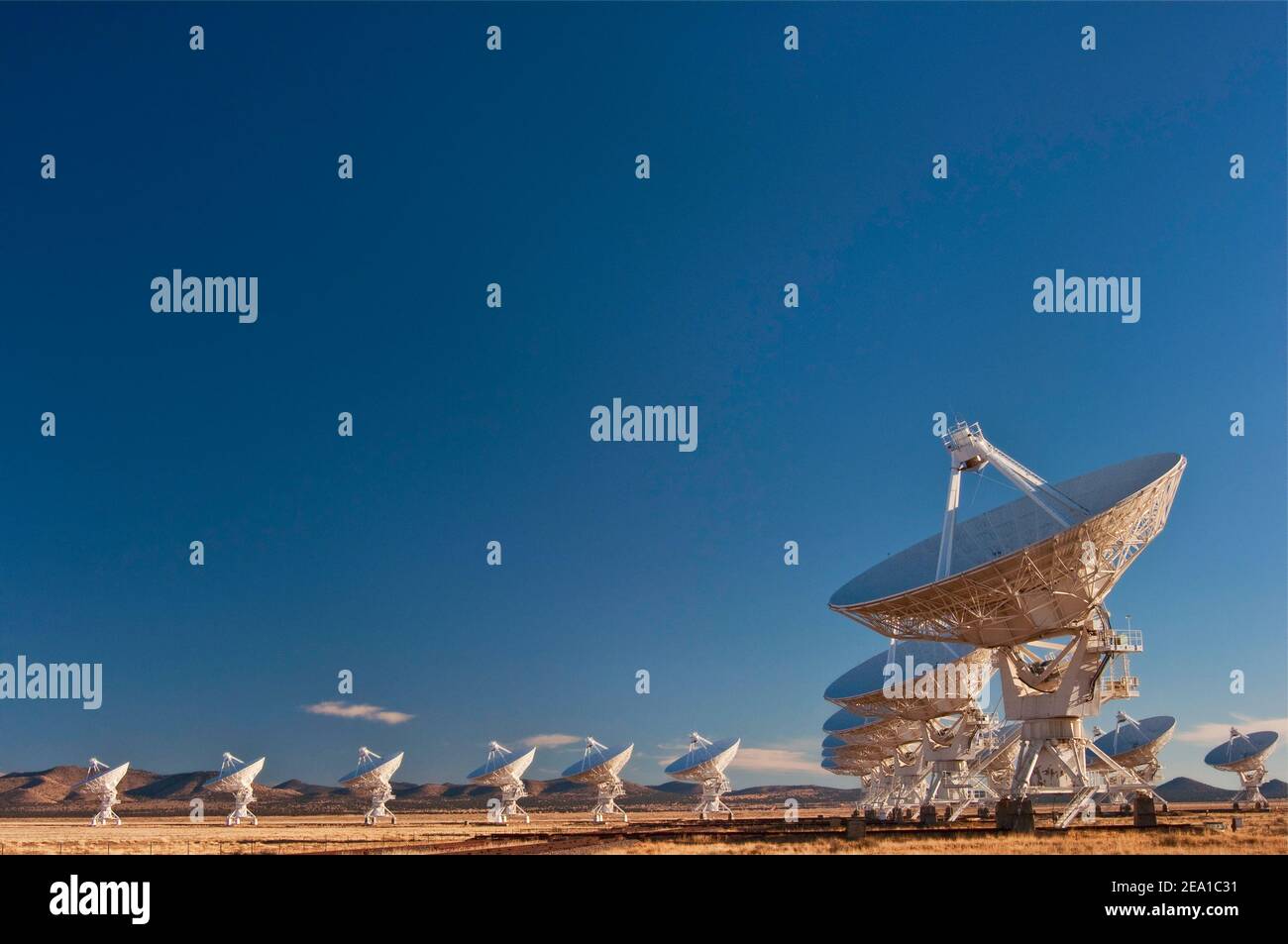 Antennen des Very Large Array Radio Telescope (VLA), einem Radioastronomik-Observatorium in der Plains of San Agustin, in der Nähe von Datil, New Mexico, USA Stockfoto