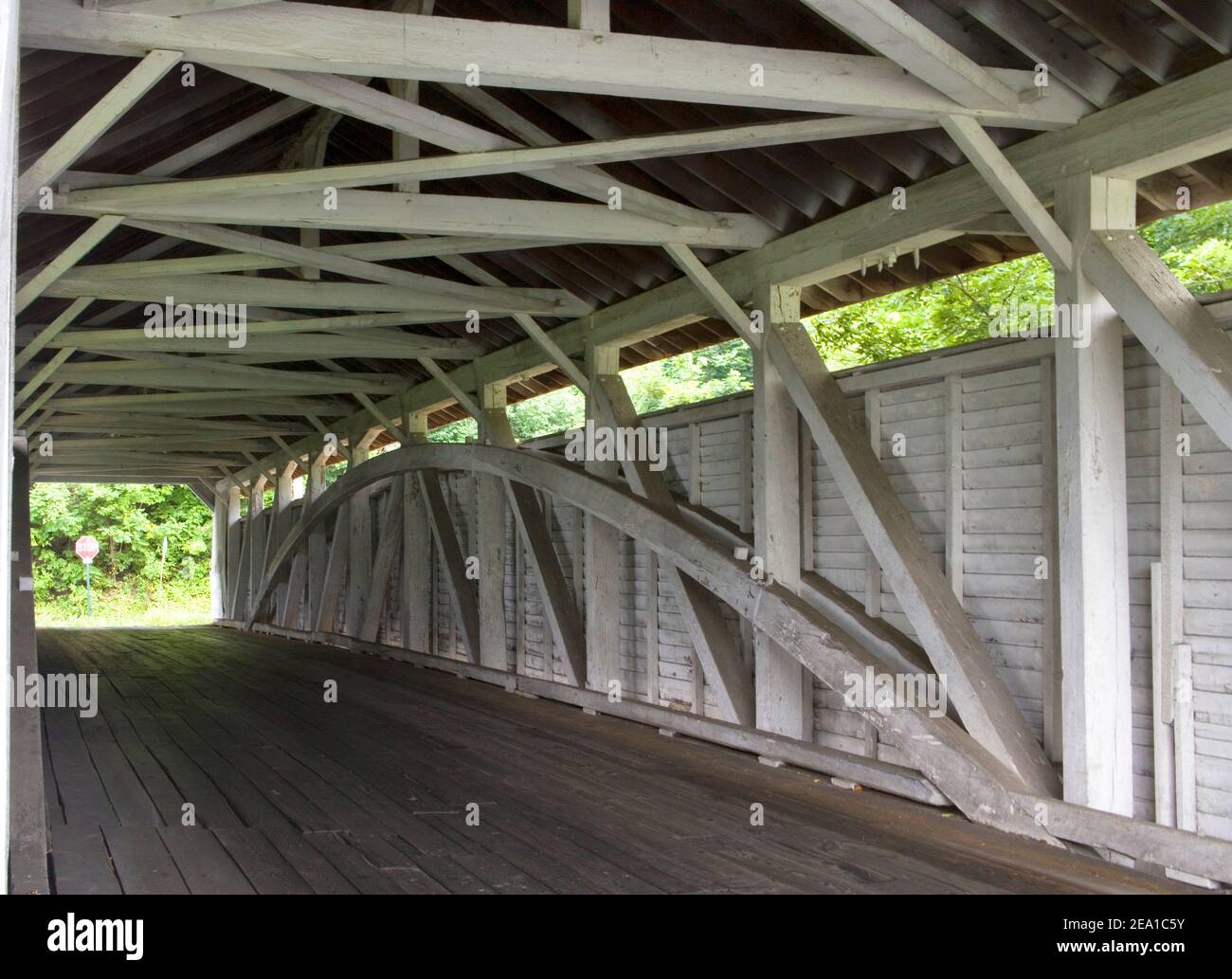 Guths überdachte Brücke in Lehigh County pennsylvania Stockfoto