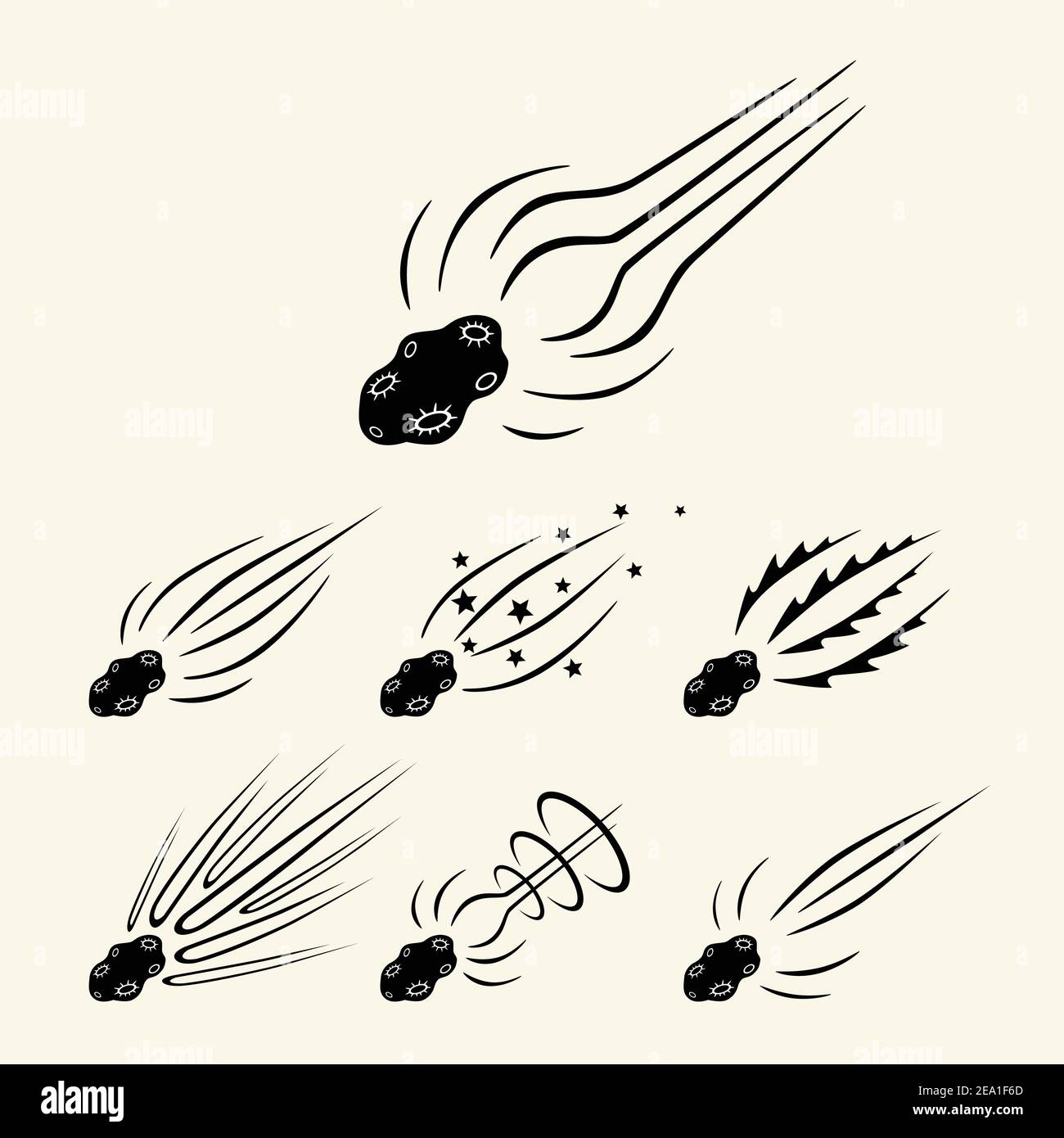 Meteorund schießen tar, Vektor und Illustration Stock Vektor