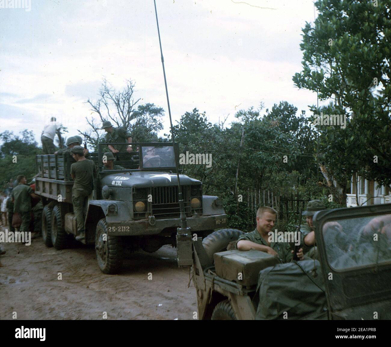 USA Vietnam-Krieg / Vietnamkrieg - 24th Evakuierungskrankenhaus lang Binh Stockfoto