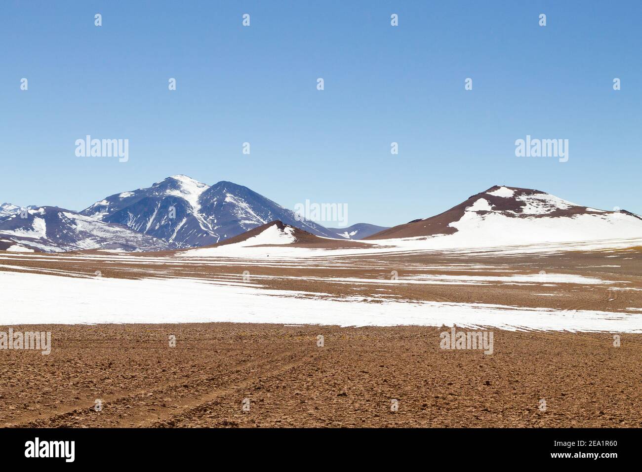 Bolivianischen Landschaft, Salvador Dali Desert View. Schöne Bolivien Stockfoto