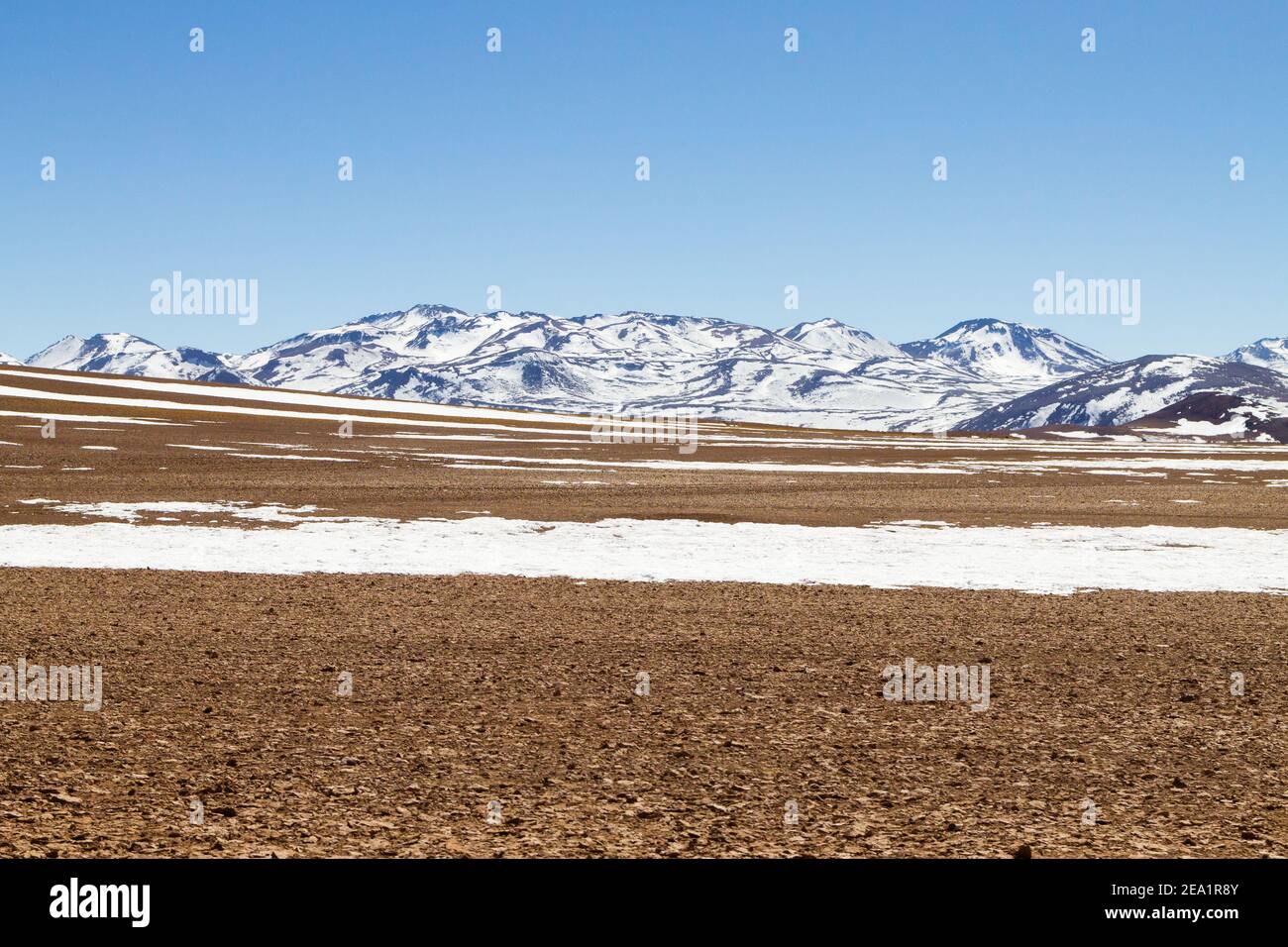 Bolivianischen Landschaft, Salvador Dali Desert View. Schöne Bolivien Stockfoto