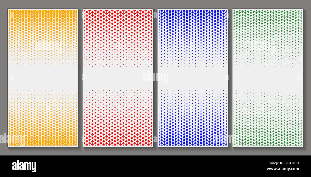 Set von Mustern mit geometrischem Design Stock Vektor