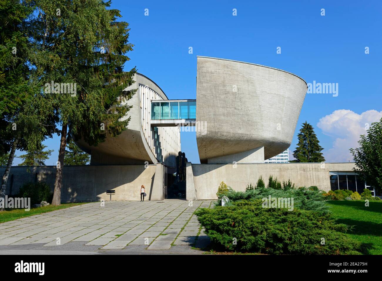 Museum SNP, Denkmal des Slowakischen Nationalaufstandes, Banska Bystrica oder Neusohl, Horehronie Region, Slowakei Stockfoto