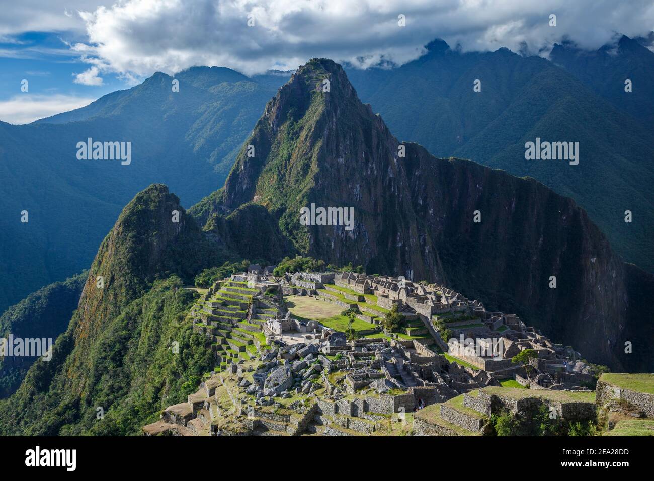 Ruinen von Machu Picchu, Cusco, Peru Stockfoto