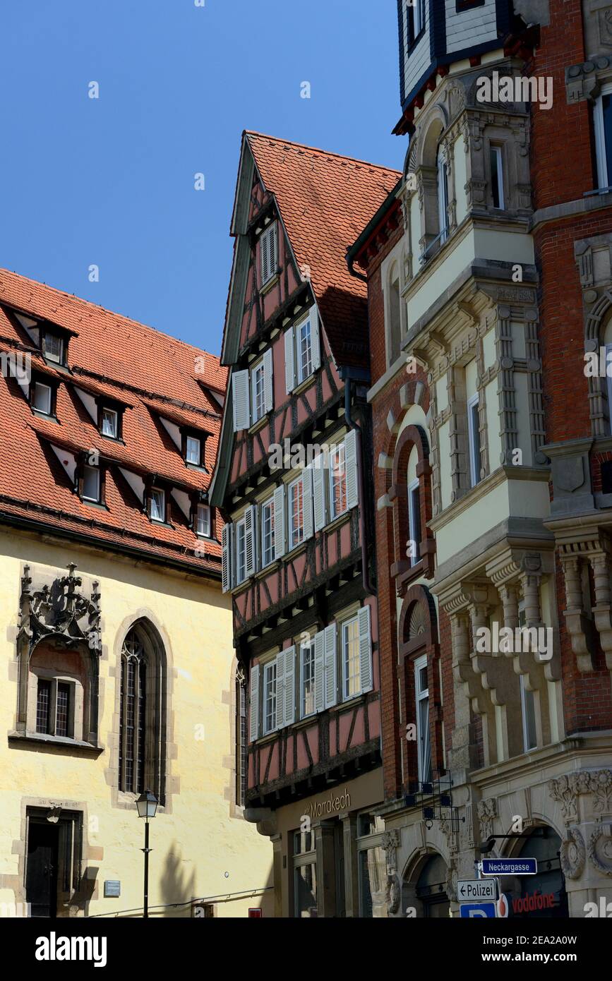 Fachwerkhaus in der Altstadt, Tübingen, Baden-Württemberg, Deutschland Stockfoto
