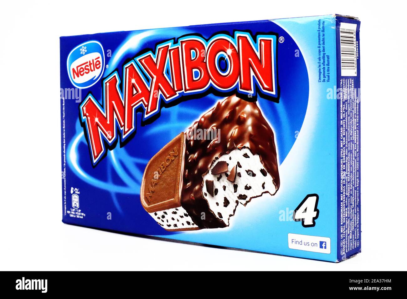 MAXIBON Eis. Maxibon ist eine Marke der Nestlé Stockfotografie - Alamy