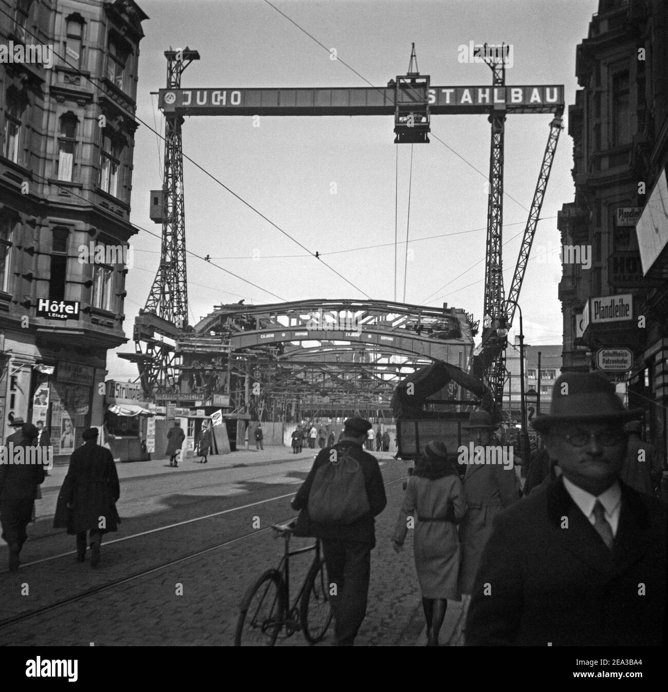 Warschaubrücke, um 1935, Berlin, Deutschland Stockfoto