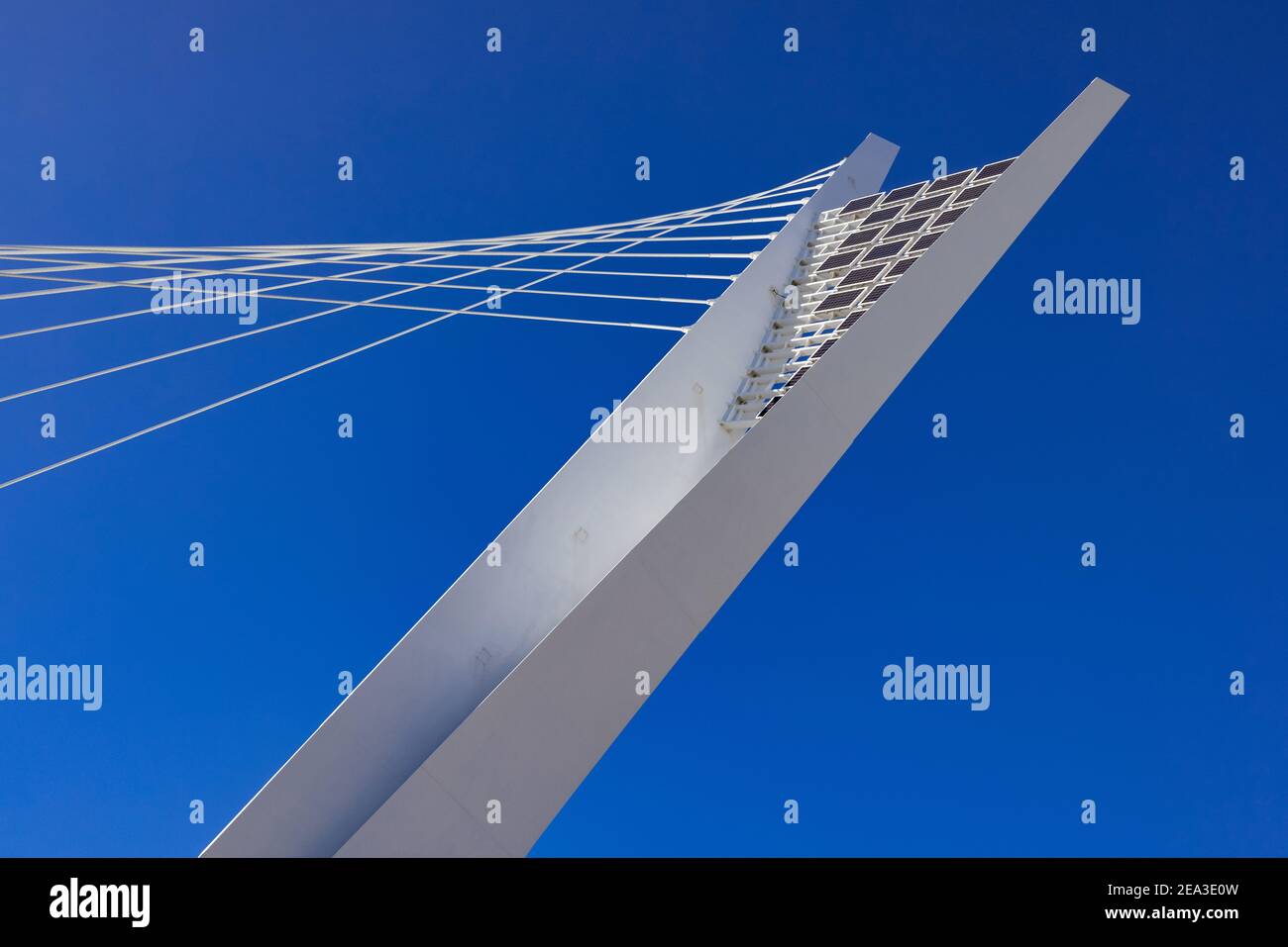 Ponte Flaiano, Pescara, Italien Stockfoto