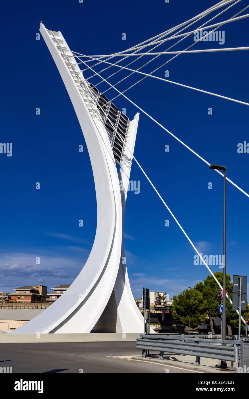 Ponte Flaiano, Pescara, Italien Stockfoto
