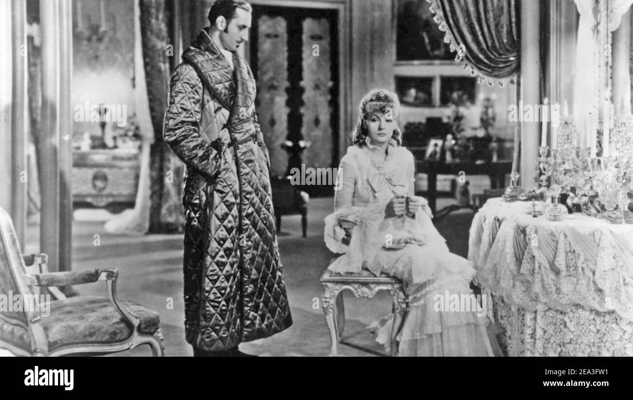 ANNA KARENINA 1935 MGM Film mit Greta Garbo und Fredric March Stockfoto