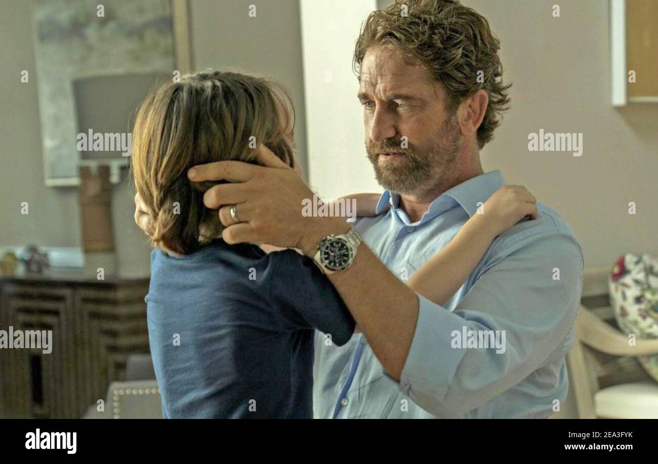GREENLAND 2020 STX Films Produktion mit Gerard Butler und Morena Baccarin Stockfoto