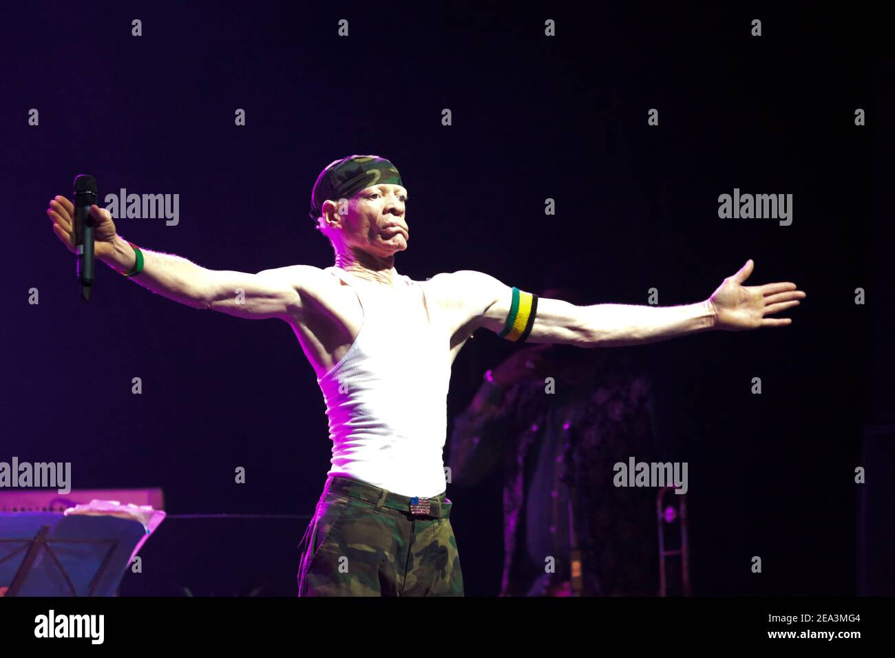 Yellowman spielt live auf der Bühne beim Jamaica 50 Festival Auf der Indigo London O2 Stockfoto