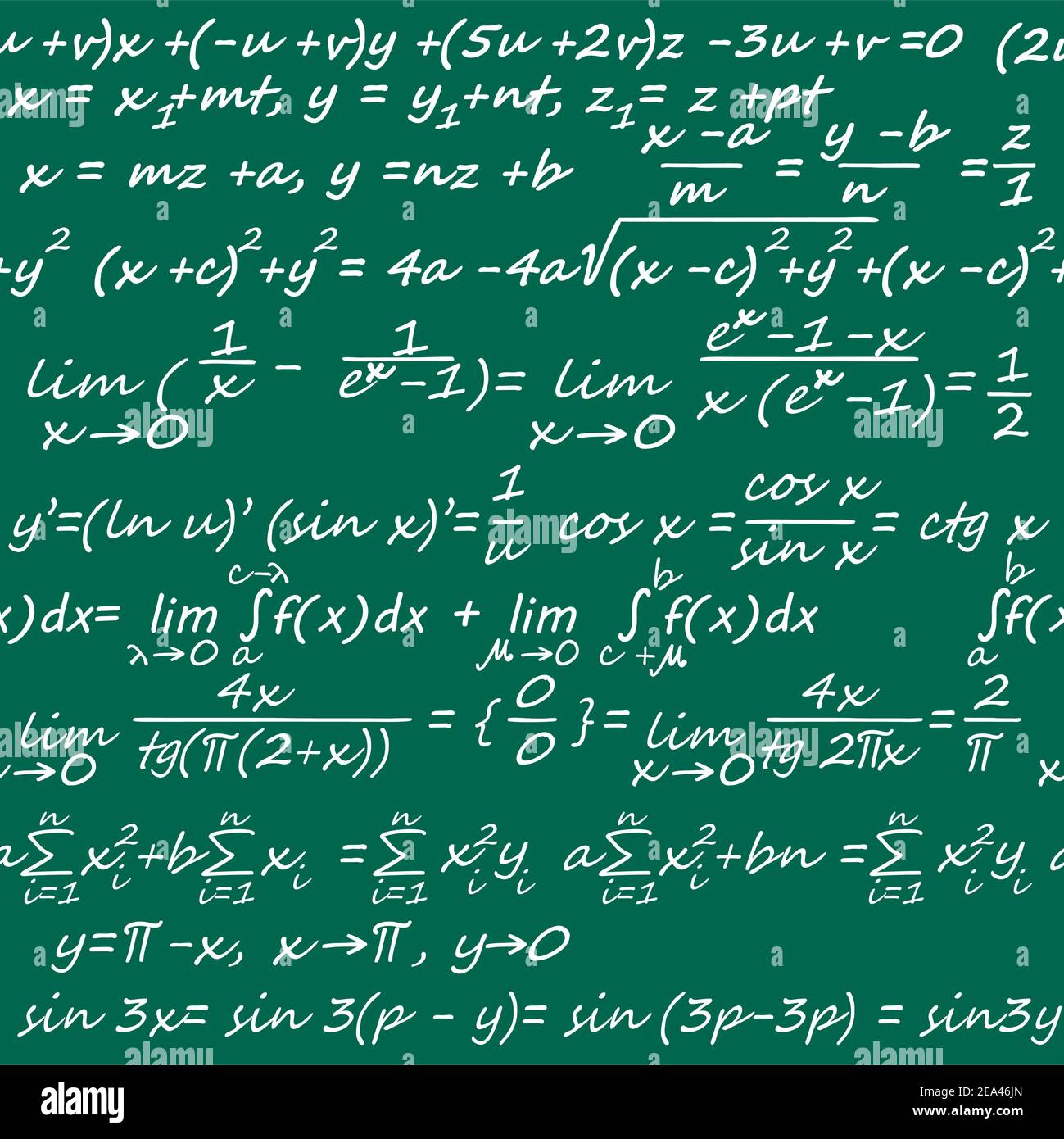 Nahtlose mit Mathematik Symbole für Hintergrund oder Wallpaper Design Stock Vektor Nahtlose mit Mathematik Symbole für Hintergrund oder Wallpaper Design Stock Vektor