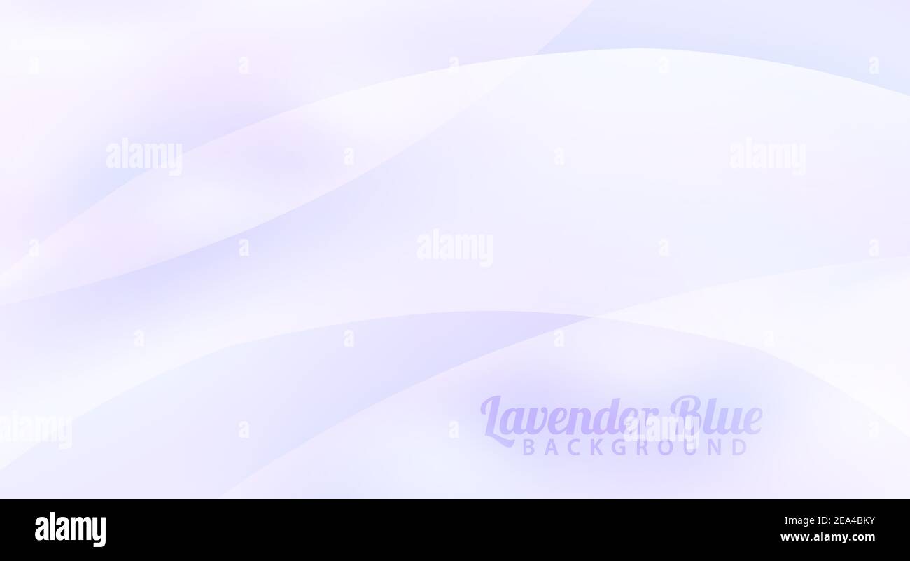 Abstrakt sehr hell verschwommen Lavendel blauen Hintergrund mit Farbverlauf. Minimales Vektorgrafikmuster Stock Vektor